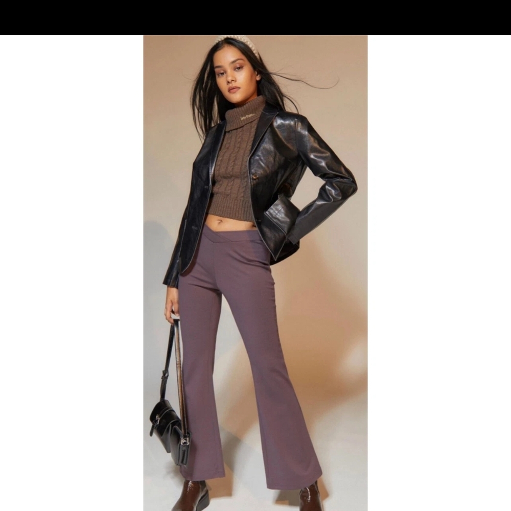 Urban Outfitters Mauve Boot Cut Flare Pants
